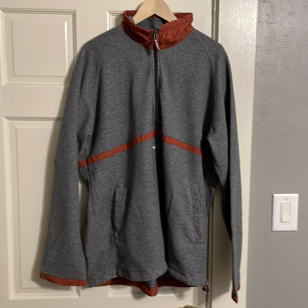2XL grey and burnt orange NIKE sweatshirt